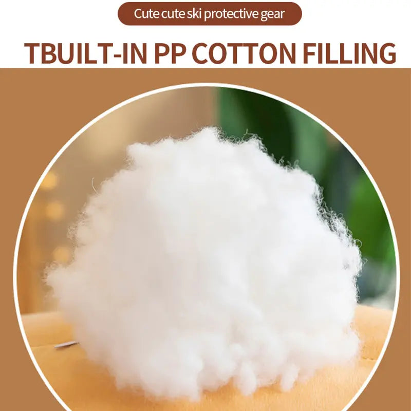 1 Hip Pad 2 Knee Pads Turtle Plush Protective Gear Set for Skiing and Skating to Prevent Falls Adult Children Ski Equipment Snowboard Protection Ski Snowboard Hip Protection Cute Cartoon Hip Knee Pad 1Pc Outdoor Sports Knee Albow Hip Protection