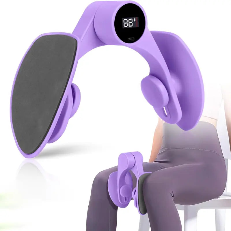 Home Fitness Equipment, Leg & Hip Workout Equipment, Pelvic Floor Muscle Trainer & Thigh Trainer for Men & Women, Inner Thigh & Glutes Exercise Machine, Core & Lower Body Training Gear for Home Gym