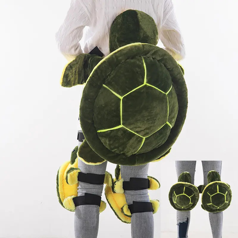 1 Hip Pad 2 Knee Pads Turtle Plush Protective Gear Set for Skiing and Skating to Prevent Falls Adult Children Ski Equipment Snowboard Protection Ski Snowboard Hip Protection Cute Cartoon Hip Knee Pad 1Pc Outdoor Sports Knee Albow Hip Protection