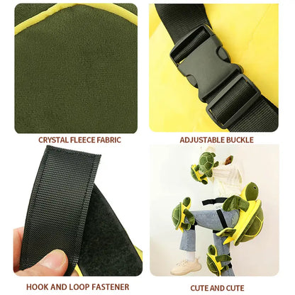 1 Hip Pad 2 Knee Pads Turtle Plush Protective Gear Set for Skiing and Skating to Prevent Falls Adult Children Ski Equipment Snowboard Protection Ski Snowboard Hip Protection Cute Cartoon Hip Knee Pad 1Pc Outdoor Sports Knee Albow Hip Protection