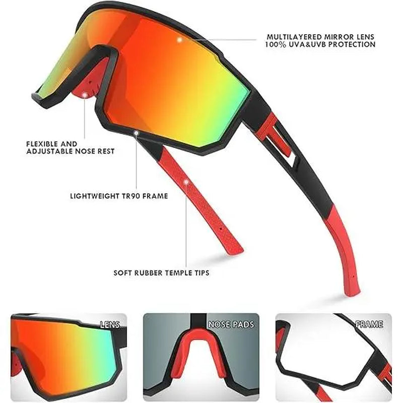 Youth Baseball Sunglasses for Boys Girls Age Frame Kids Sport Sunglasses for Softball Cycling Baseball Golf