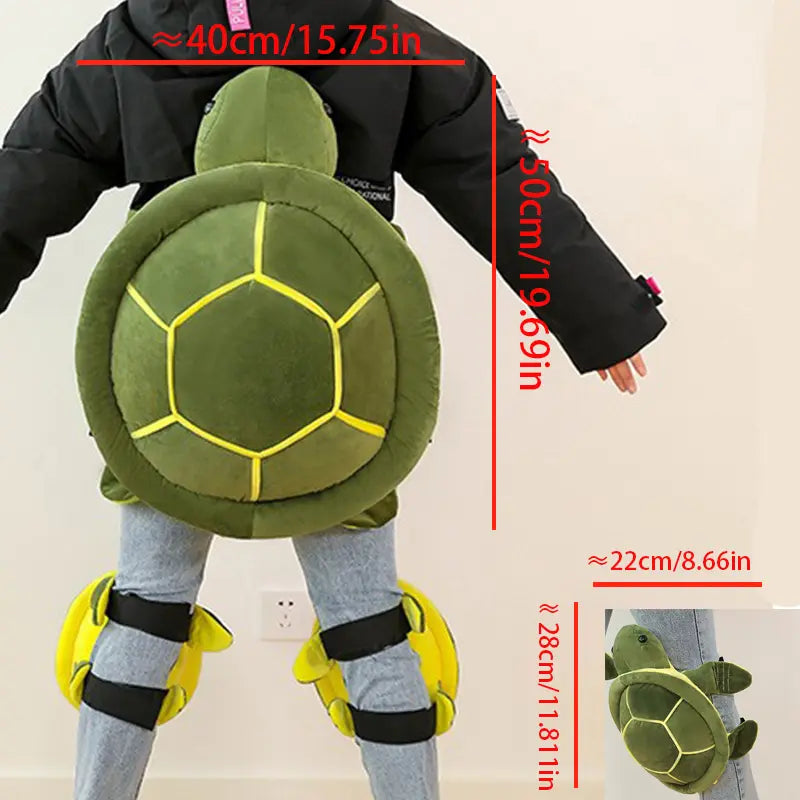 1 Hip Pad 2 Knee Pads Turtle Plush Protective Gear Set for Skiing and Skating to Prevent Falls Adult Children Ski Equipment Snowboard Protection Ski Snowboard Hip Protection Cute Cartoon Hip Knee Pad 1Pc Outdoor Sports Knee Albow Hip Protection