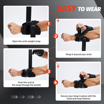 Adjustable Wrist Weights, Arm Weights for Women Men, Removable Weighted Wrist Weights for Fitness Workout, Running, Jogging, 1Pair 2 Pack (Wrist Weight 6.6 LBS)