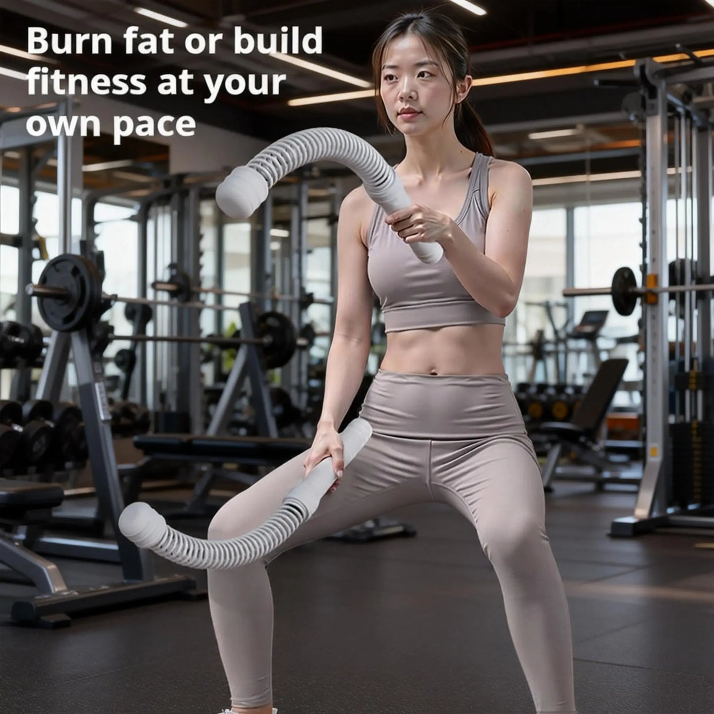 Cordless Battle Ropes, Portable Cordless Battle Ropes, at Home Gym Equipment, Suitable for Home, Gym, Travel and Other Scenarios