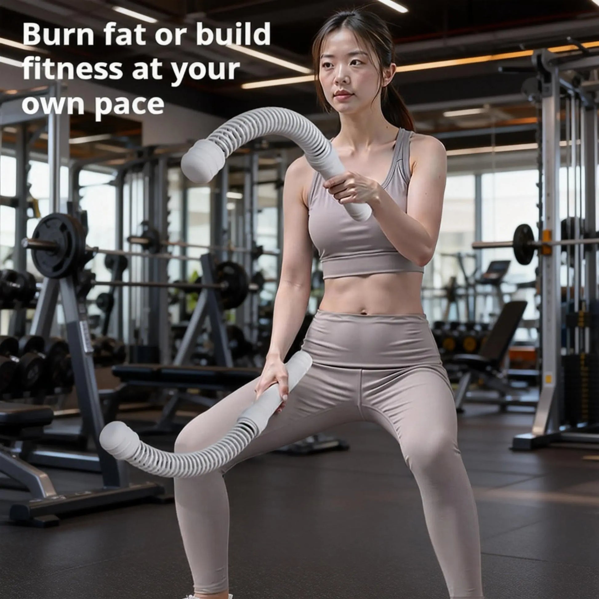 Cordless Battle Ropes, Portable Cordless Battle Ropes, at Home Gym Equipment, Suitable for Home, Gym, Travel and Other Scenarios